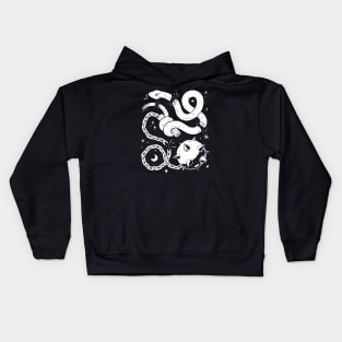 Snake Mace - Black Kids Hoodie